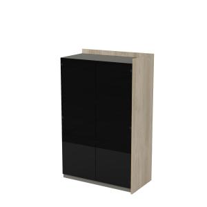 Модуль шкафа, со стеклом, конечный, Magnetic 15ШДС-К.149, 88,4x46x140 см