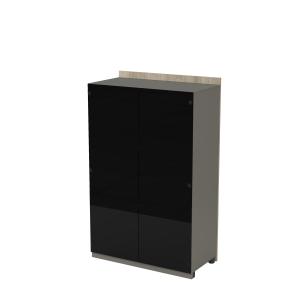 Модуль шкафа, со стеклом, средний, Magnetic 15ШДС-С.149, 86,8x46x140 см