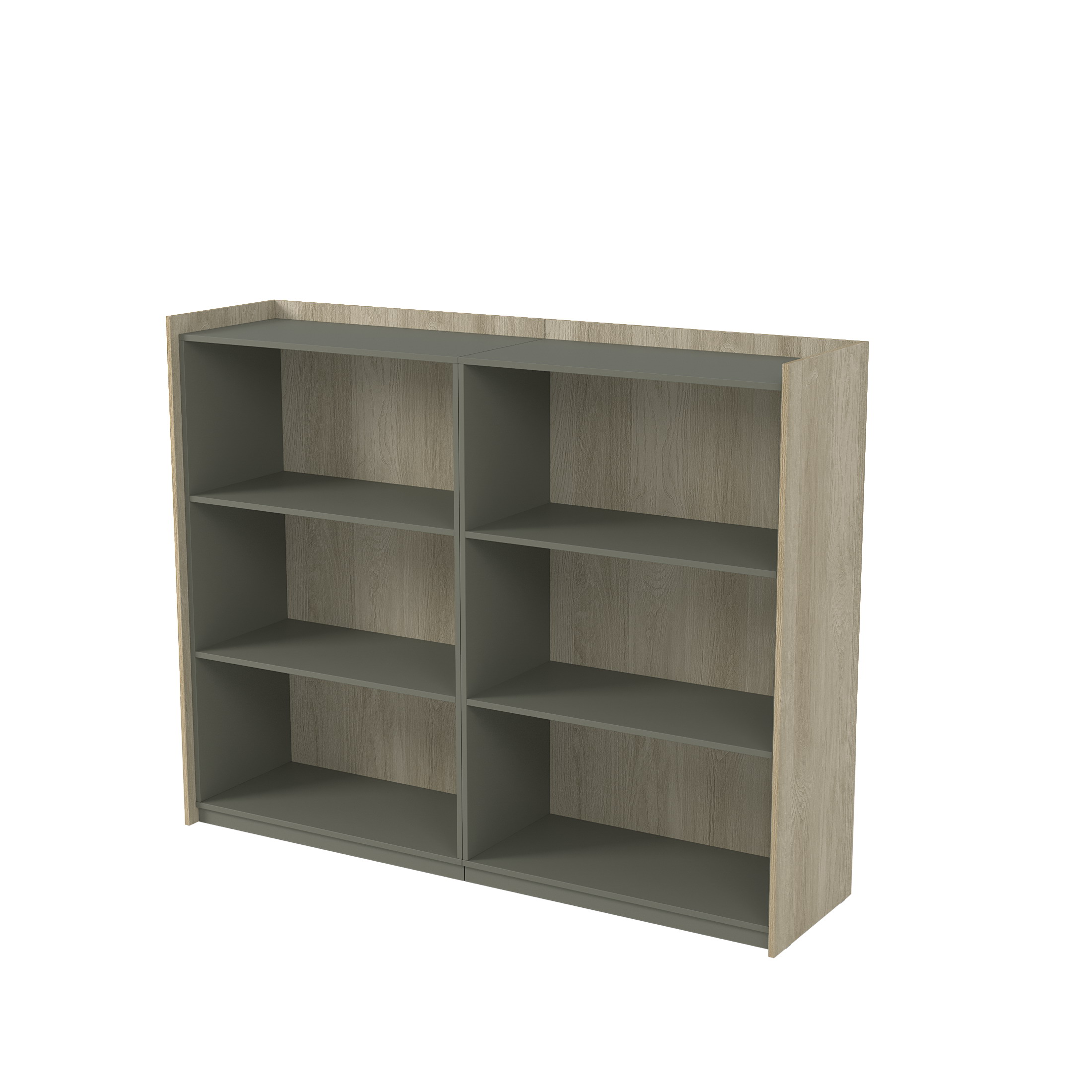 Шкаф средний, двусоставный, Magnetic 15ШДС.1401, 176,8x46x140 см — фото 2