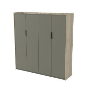 Шкаф высокий комбинированный, двусоставный, Magnetic 15ШДС.1808, 176,8x46x182,8 см