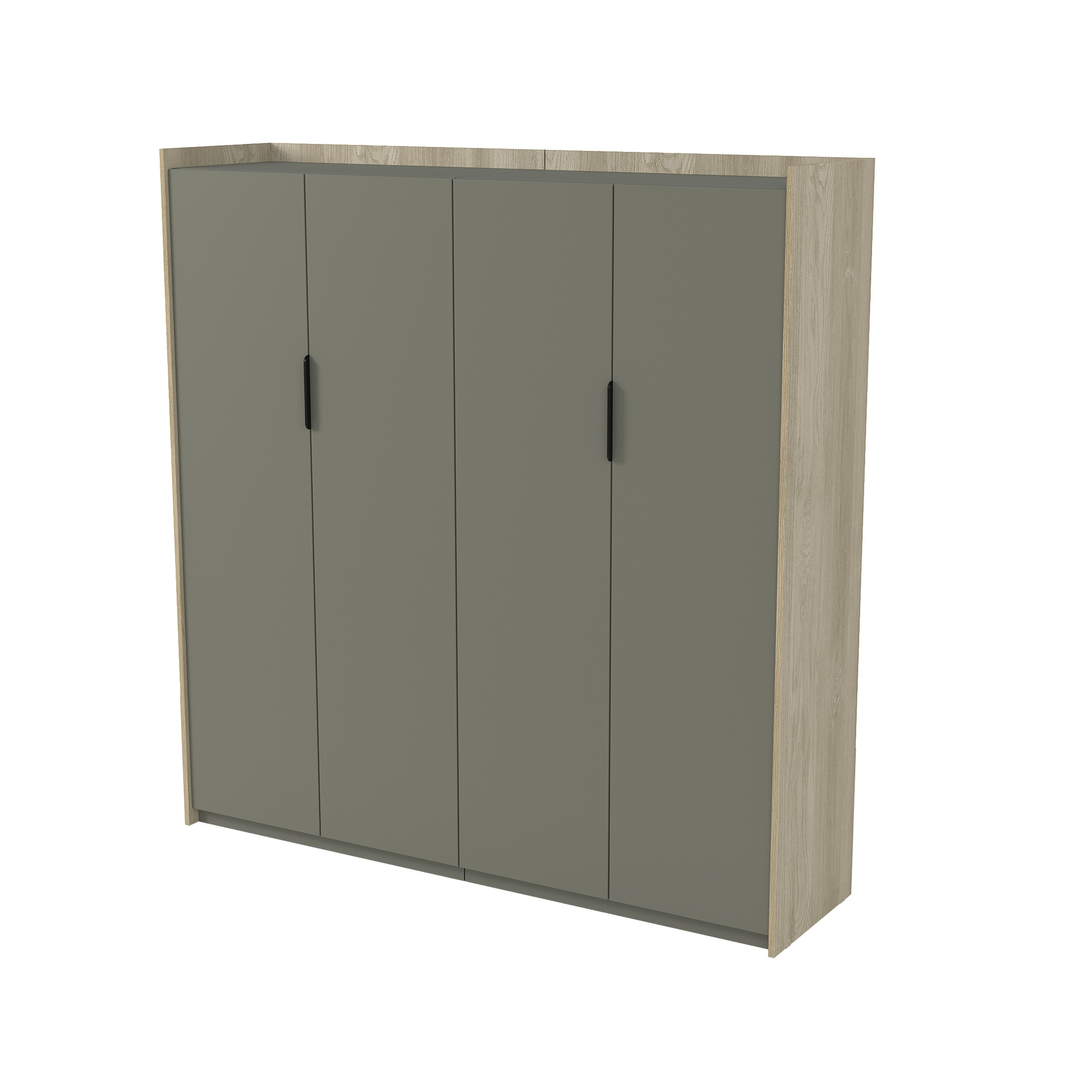 Шкаф высокий комбинированный, двусоставный, Magnetic 15ШДС.1808, 176,8x46x182,8 см — фото 1