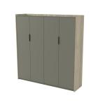 Шкаф высокий комбинированный, двусоставный, Magnetic 15ШДС.1808, 176,8x46x182,8 см