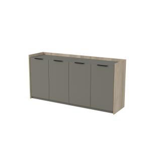 Тумба двусоставная, Magnetic 15ТДС.802, 176,8x46x86 см