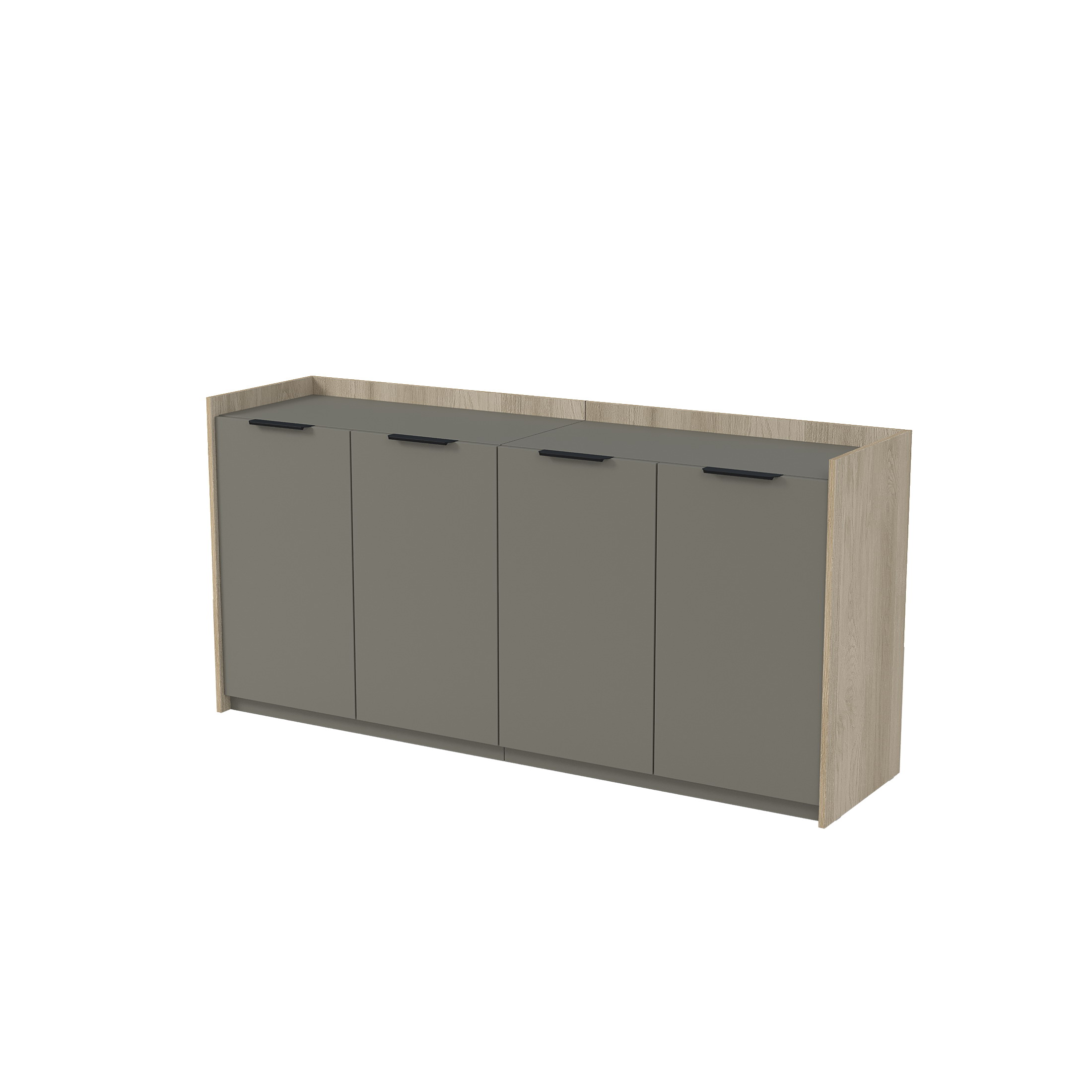 Тумба двусоставная, Magnetic 15ТДС.802, 176,8x46x86 см