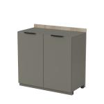 Модуль тумбы распашной, средний, Magnetic 15ТР-С.809, 86,8x46x86 см