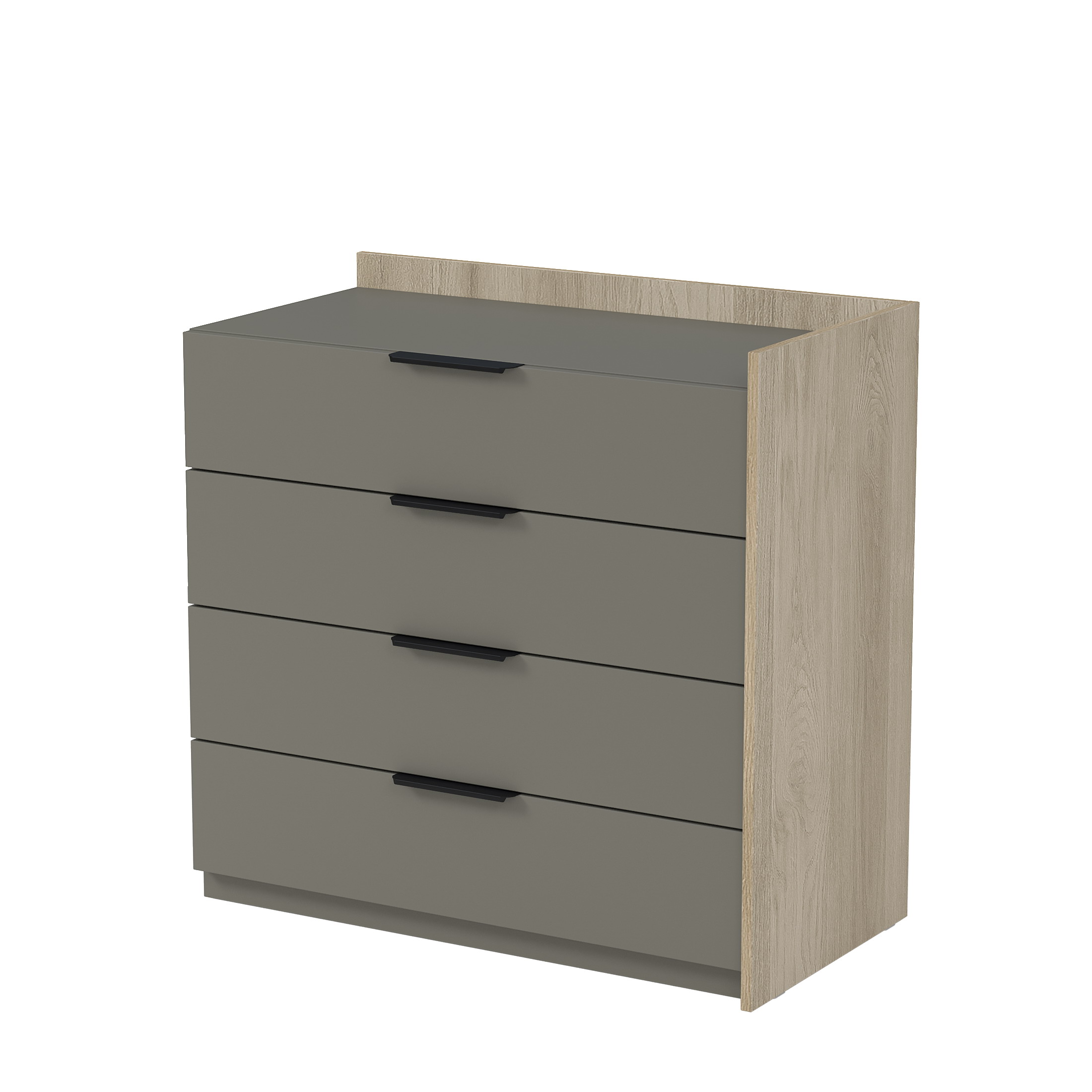 Модуль тумбы с ящиками, конечный, Magnetic 15ТЯ-ШД-К.809, 88,4x46x86 см