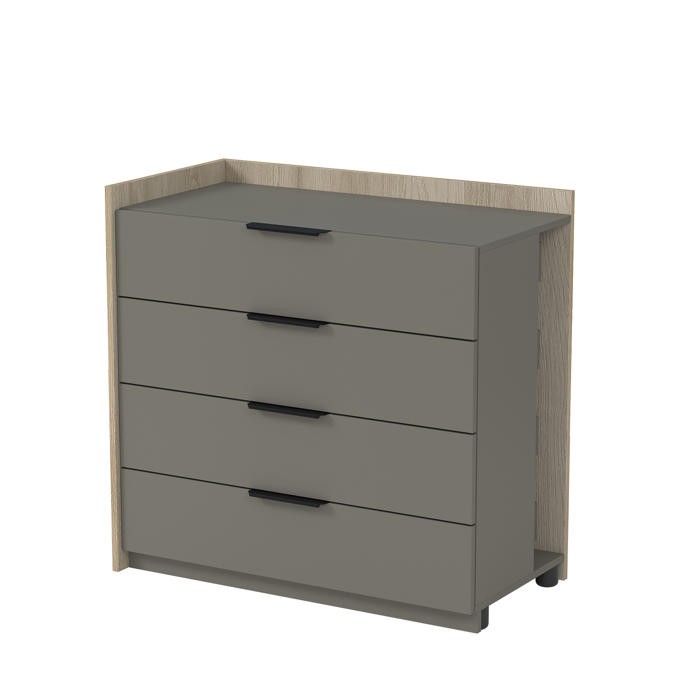 Модуль тумбы с ящиками, начальный, Magnetic 15ТЯ-ШД-Н.809, 88,4x46x86 см