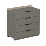 Модуль тумбы с ящиками метаб), средний, Magnetic 15ТЯ-С.809, 86,8x46x86 см