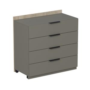 Модуль тумбы с ящиками метаб), средний, Magnetic 15ТЯ-С.809, 86,8x46x86 см