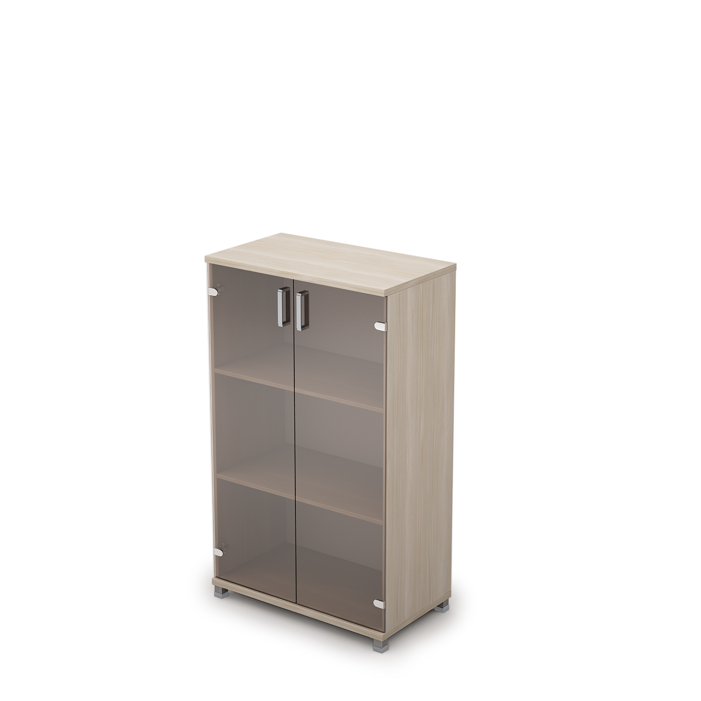 Шкаф для документов средний со стеклом, Avance 6ШД.017.3, 80х45х134,8 см