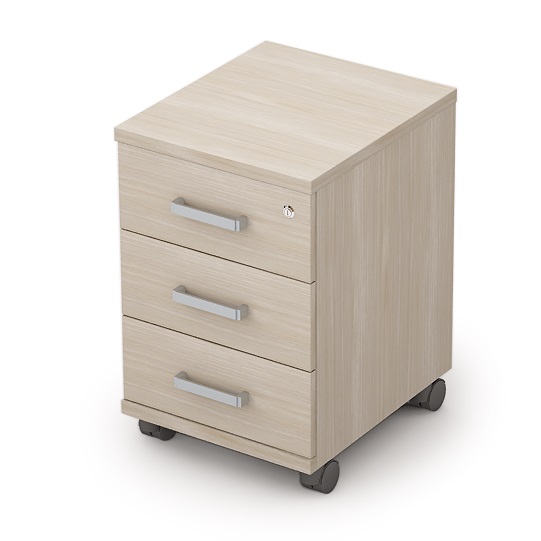 Тумба подкатная с замком и усиленными колесами, Avance 6ТЗ.004/1, 39,4х45,4х59,8 см